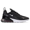 Nike Men's Air Max 270 Casual Shoes In Black/anthracite/white/solar Red