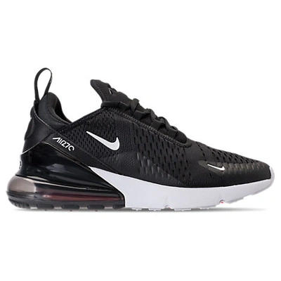 Nike Men's Air Max 270 Casual Shoes In Black/anthracite/white/solar Red