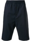 NEIL BARRETT elasticated waist shorts,BPA470G08912757464