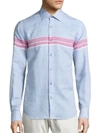 SAKS FIFTH AVENUE COLLECTION Striped Long Sleeve Shirt