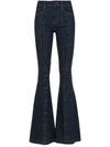 ANDREA BOGOSIAN EMBELLISHED FLARED JEANS,00296512543301