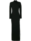 TOM FORD TOM FORD ASYMMETRIC CADY DRESS - BLACK,AB2024FAX23012249220