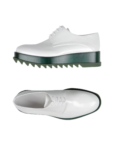Jil Sander Laced Shoes In White