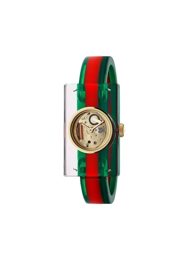 Gucci Embellished Plexiglas® Watch In Undefined