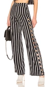HOUSE OF HARLOW 1960 HOUSE OF HARLOW 1960 X REVOLVE HOLDEN PANT IN BLACK.,HOOF-WP47