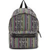 SAINT LAURENT Multicolor Striped City Backpack,465448 9N41F