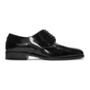 SAINT LAURENT SAINT LAURENT BLACK MONTAIGNE DERBYS,504218 AO900