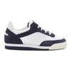 COMME DES GARÇONS SHIRT NAVY & WHITE PITCH LOW SNEAKERS,S26601