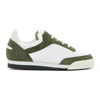 COMME DES GARÇONS SHIRT COMME DES GARCONS SHIRT GREEN AND WHITE PITCH LOW SNEAKERS,S26601