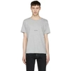 Saint Laurent Grey Classic Rive Gauche Logo T-shirt In Ash