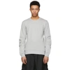 COMME DES GARÇONS SHIRT COMME DES GARCONS SHIRT GREY PANELLED SLEEVE SWEATSHIRT,S26109