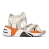 Marc Jacobs Somewhere Sport Sandals In Off White Multi