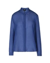 ARMANI JEANS Solid color shirts & blouses,38707347VQ 2