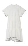 ULLA JOHNSON Rosemarie Scalloped Dress,PS180115
