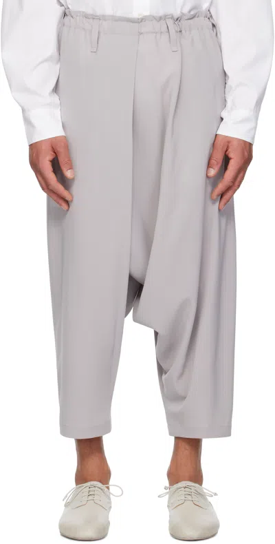132 5. Issey Miyake Beige Seamless 1 Trousers In 42-greige