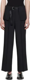 132 5. Issey Miyake Black Box Composition Solid Trousers