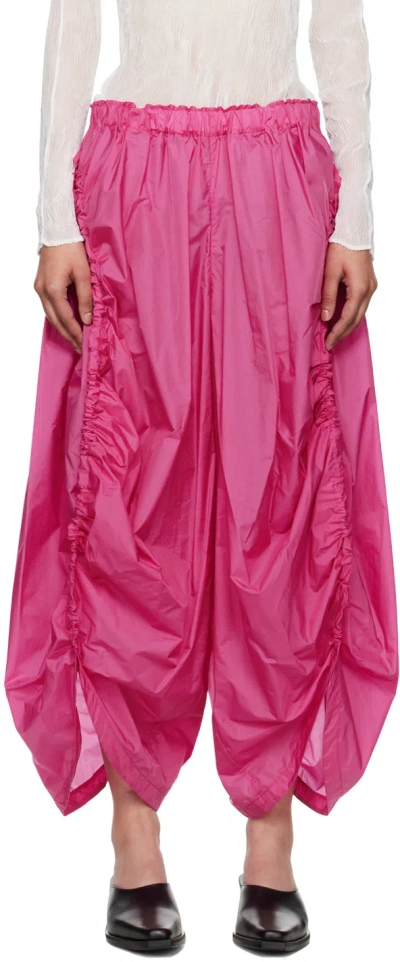 132 5. Issey Miyake Pink Balloon Trousers