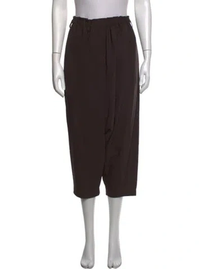 Pre-owned 132 5. Issey Miyake Wide Leg Pants In Brown