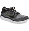 Nike Men's Free Run Flyknit 2018 Running Sneakers From Finish Line In Grey