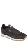 Reebok Estl Classic Leather Sneaker In Coal/ White/ Washed Blue
