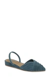 SEYCHELLES HIGHLY TOUTED POINTY TOE FLAT,HIGHLY TOUTED SUEDE