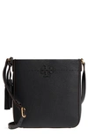 TORY BURCH MCGRAW LEATHER CROSSBODY TOTE - IVORY,46423