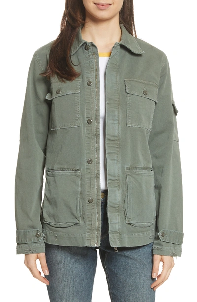 Frame Le Slouchy Utility Jacket In Platoon