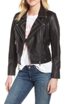 REBECCA MINKOFF WES LEATHER MOTO JACKET,S18100346