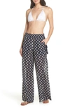 TORY BURCH DOUBLE DIAMOND COVER-UP PANTS,48680