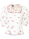 GVGV floral jacquard blouse,GV181102312740965
