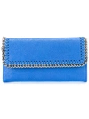 STELLA MCCARTNEY STELLA MCCARTNEY 'FALABELLA FLAP' WALLET - BLUE,430999W913211881814