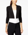 CALVIN KLEIN THREE-QUARTER-SLEEVE BOLERO CARDIGAN