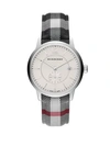 BURBERRY ROUND STAINLESS STEEL WATCH,0400093832532