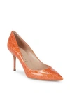 CASADEI Point Toe Leather Pumps,0400097333827