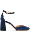 CHLOÉ chunky heel pumps ,CHC17A0900112753545