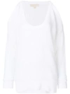 MICHAEL KORS cold shoulder sweater,MS86NLN4VG12758568