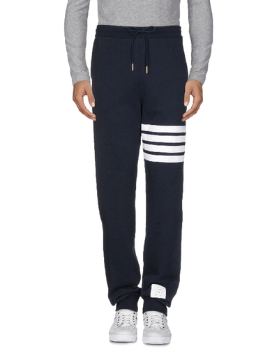 Thom Browne Classic Loopback 4-bar Track Pants In Blue