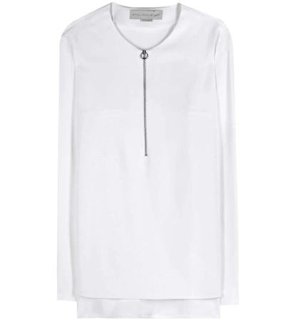 Stella Mccartney Arlesa Stretch-crepe Top In White