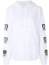 ALYX 1017 ALYX 9SM LOGO SLEEVE HOODY - WHITE,AVUTS001112761039