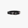 Prada Multi Stud Leather Belt In Black
