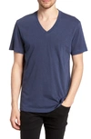 James Perse Short Sleeve V-neck T-shirt In Admiral