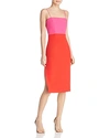 MILLY COLOR-BLOCK DRESS,205IC013761