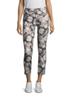 7 FOR ALL MANKIND Floral Skinny Ankle Jeans
