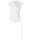 DAMIR DOMA DAMIR DOMA TWILKE BLOUSE - WHITE,CS1W0133F170412727815