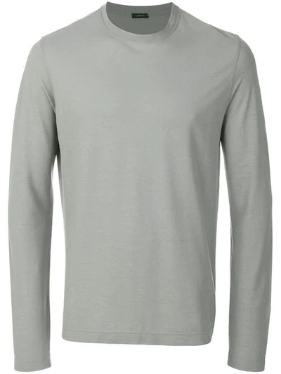 Zanone Long Sleeved Sweatshirt - Grey