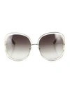 CHLOÉ Carlina 60MM Oversized Round Sunglasses