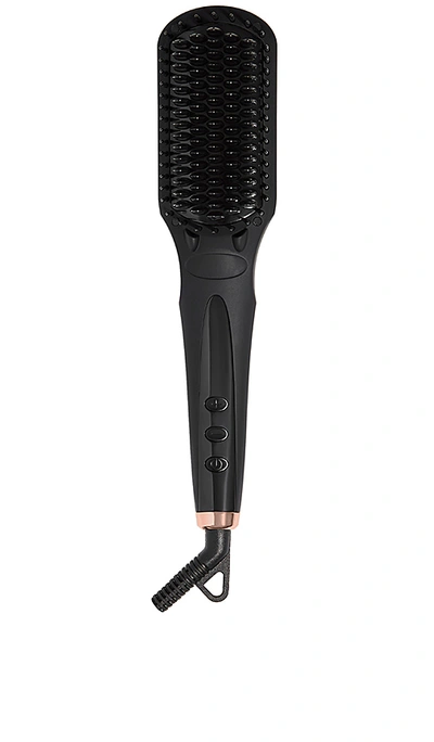 Amika Polished Perfection Thermal Straightening Brush 2.0 In Black