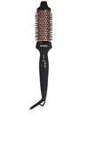 Amika Blowout Babe Thermal Round Hair Brush In Black & Rose Gold