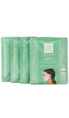 DERMOVIA CLARIFYING MULBERRY LACE YOUR FACE MASK 4 PACK,DERR-WU2