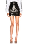PALMER GIRLS X MISS SIXTY PALMER GIRLS X MISS SIXTY PATENT LEATHER HIGH WAISTED SKIRT IN BLACK